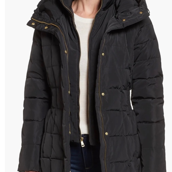 Cole Haan - Hooded Down & Feather Jacket - Picture 1 of 6